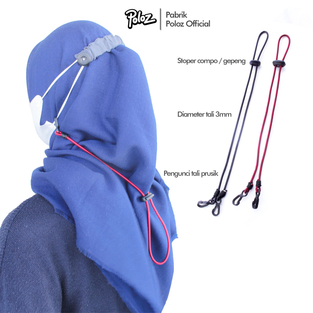 STRAP MASKER TALI GANTUNG MASKER KOREA STRAP MASK MURAH KALUNG KONEKTOR MASK HANGER KONEKTOR HIJAB