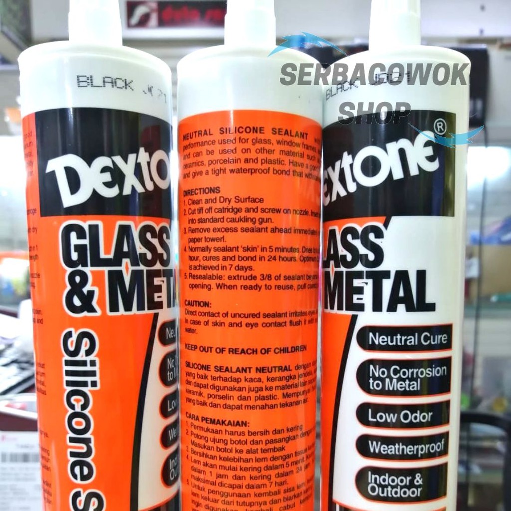 Lem Silen Dextone 300 Ml Sealant Sealan Silicone Silikon Silicon Netral Anti Asam Termurah