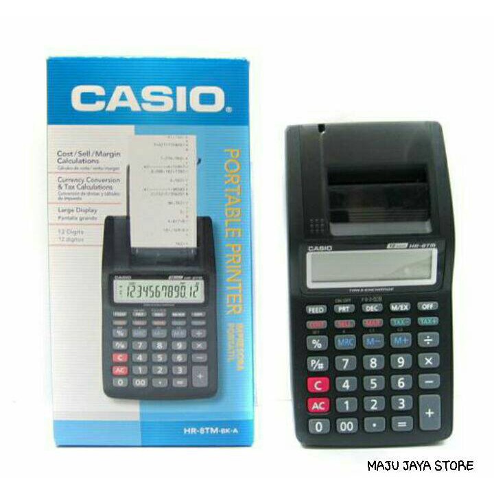 Jual PRINTING CALCULATOR CASIO HR 8TM | Shopee Indonesia