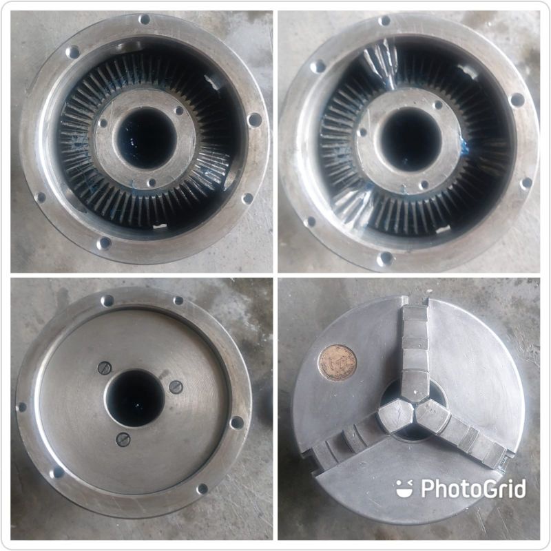 Chuck Bubut 6 inch 6 inchi 6" Bekas Pakai 2nd Second Seken Klaw Klow Bubut Cak