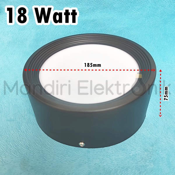 Lampu Downlight LED Panel OB Bulat 12W 18W Downlight Outbow 4 Inch 6 Inch Zorlien Cahaya Putih