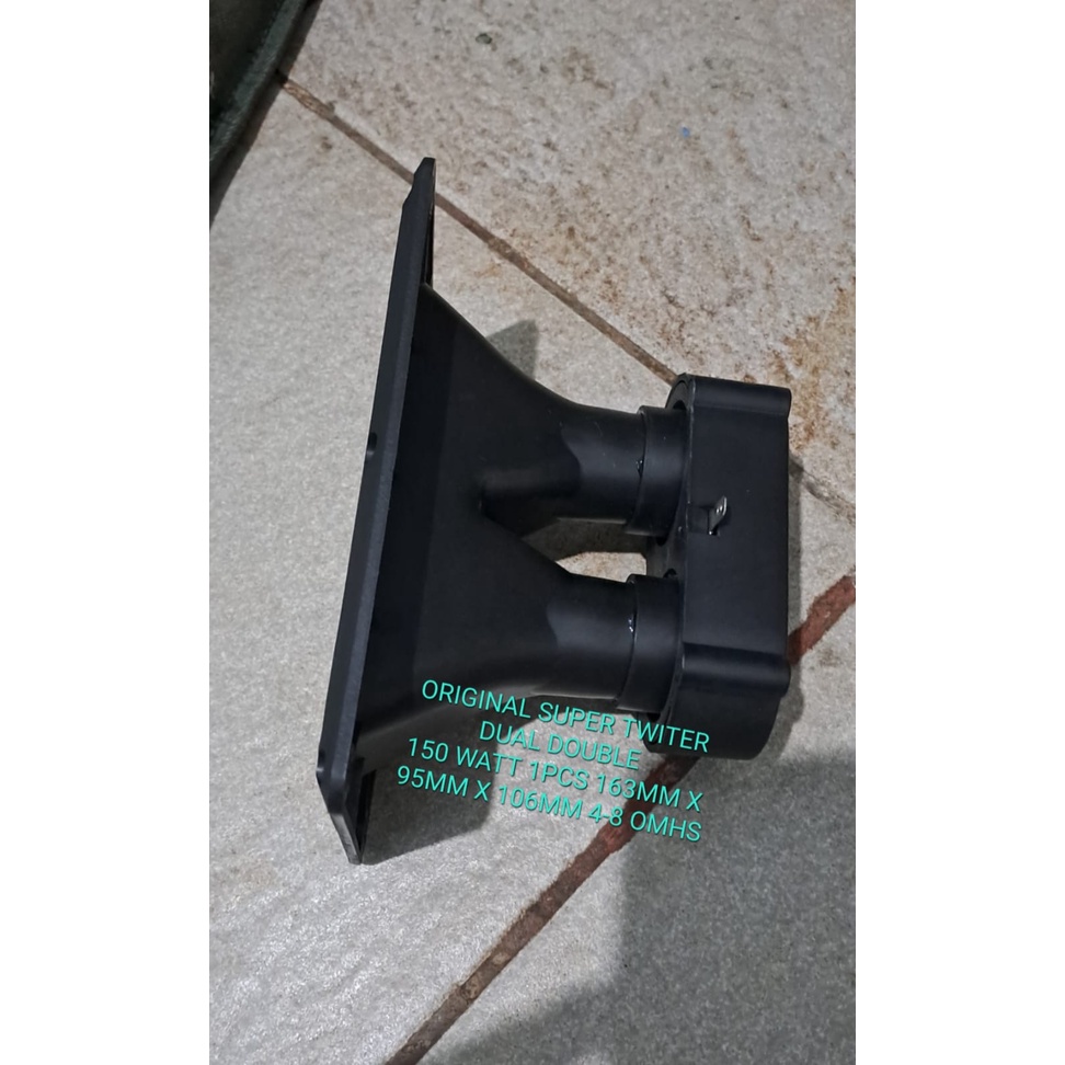 G637 ORIGINAL SPEAKER SUPER TWITER DUAL DOUBLE 150 WATT MAGNET NEODYNIUM HORN CORONG SUPER COBRA SPEKER TWEETER PIEZOO PASIF SPK TREBEL SOUND SISTEM SURROUND MOBIL MOTOR AUDIO VOCAL NEODYMIUM CROSSOVER VOKAL SUARA DOME SPK MINI NEODYMIUM MUSIK CROSSOVER