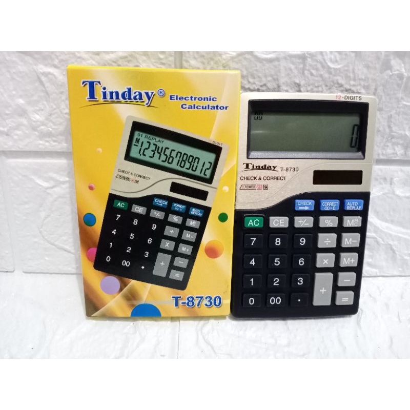 kalkulator tinday T-8730/Kalkulator cek