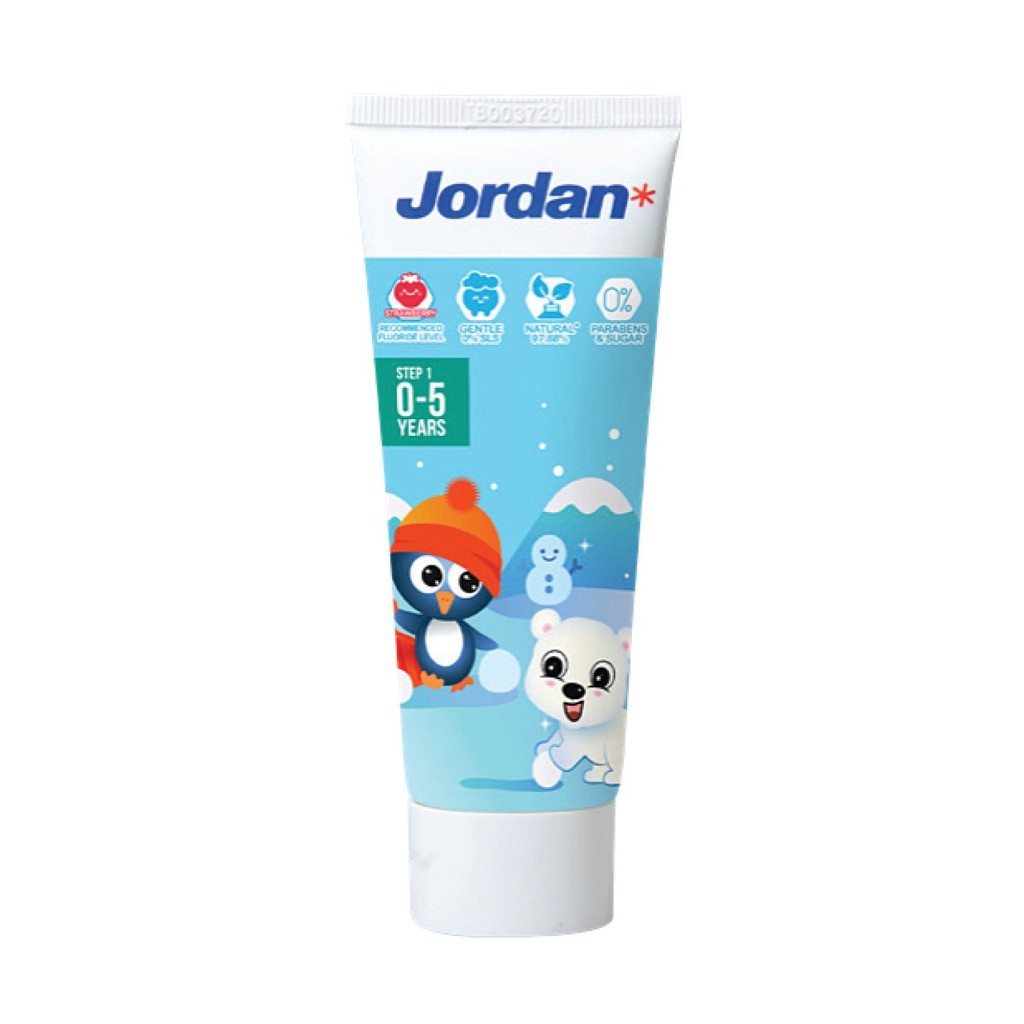 Sikat Gigi anak JORDAN toothbrush step 1 2 3 - JB