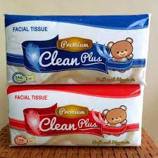 Facial Tissue/ Tissue Wajah 180 sheets X 2ply / Tisu Clean Plus 180s  Tisu Wajah Halus