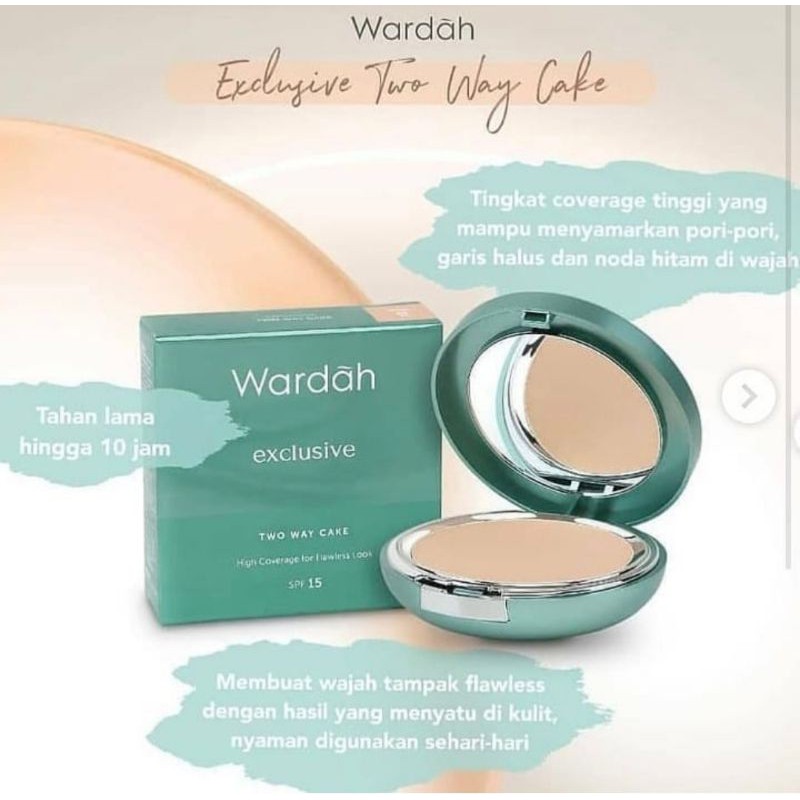 Wardah Exclusive Two Way Cake SPF 15