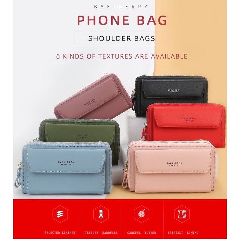 ORIGINAL BAELLERRY N0109 TAS SELEMPANG BAHU WANITA KONDANGAN NIKAHAN PESTA DUAL SLETING MUAT HP
