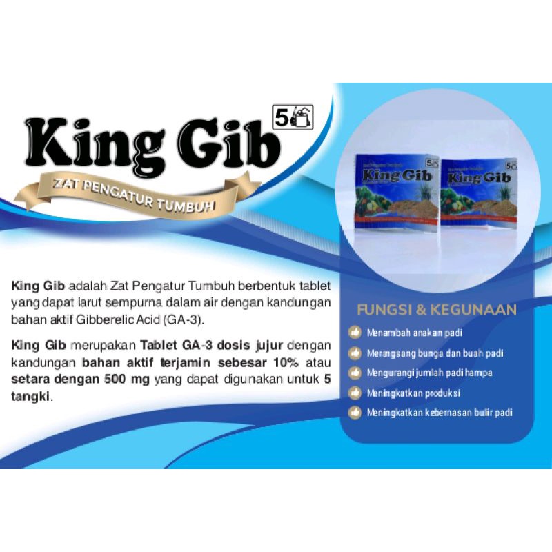 king gib ZPT GA3 (glibbrelic acid Ga3)COD