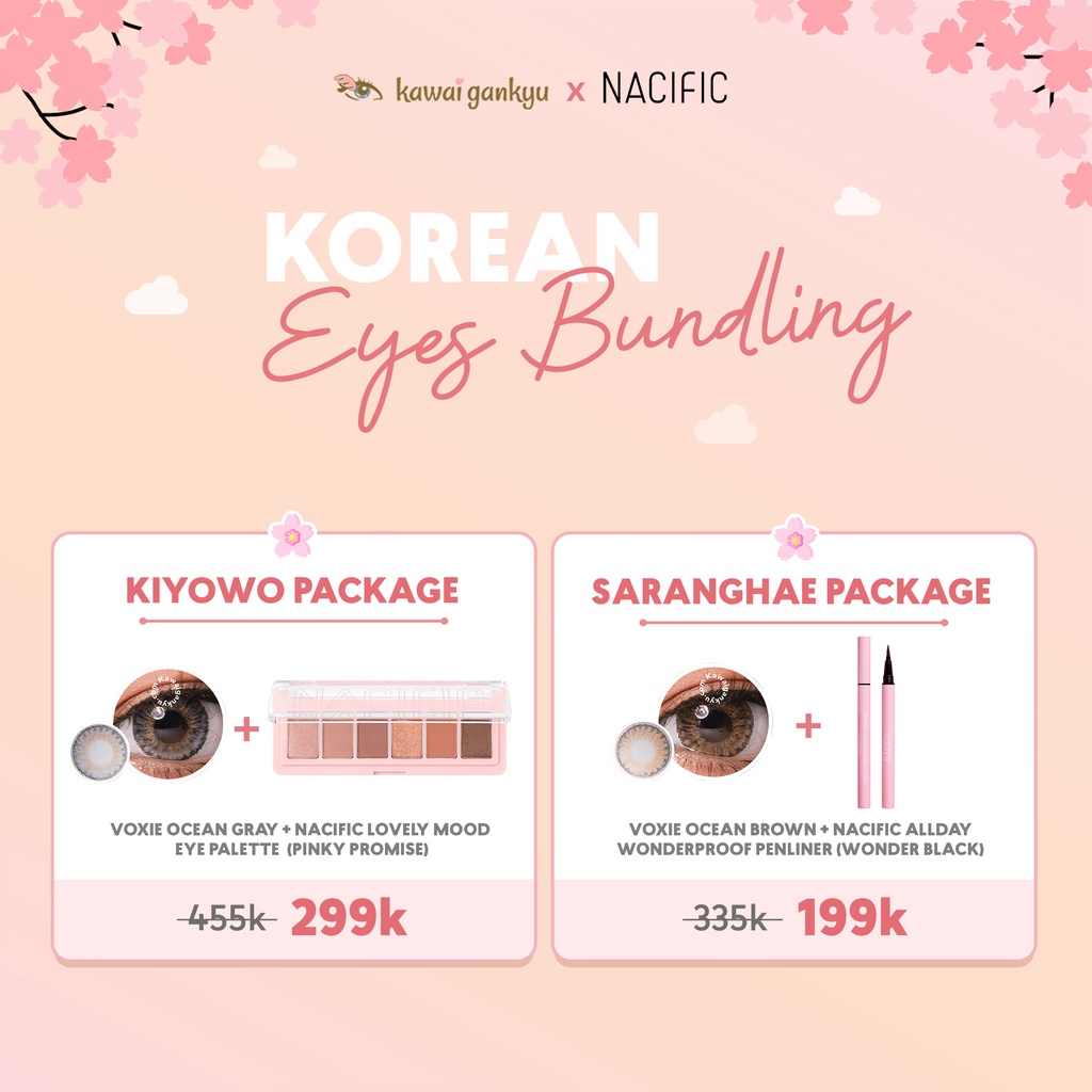 Kawai Gankyu x Nacific | Paket Pemula Softlens