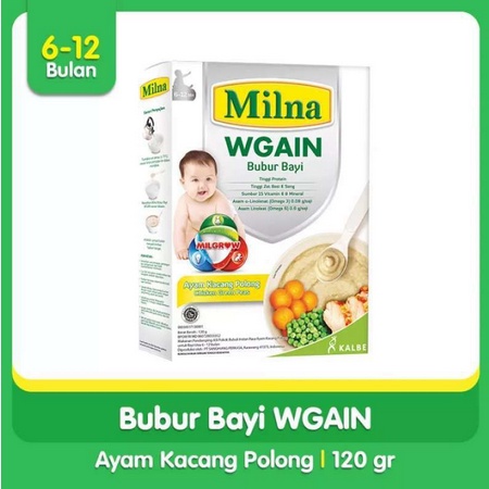 Milna Wgrain 6+ Bubur Bayi 120g