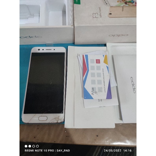 Oppo F3 Ram 4/64 minus LCD (HP + Dusbook)