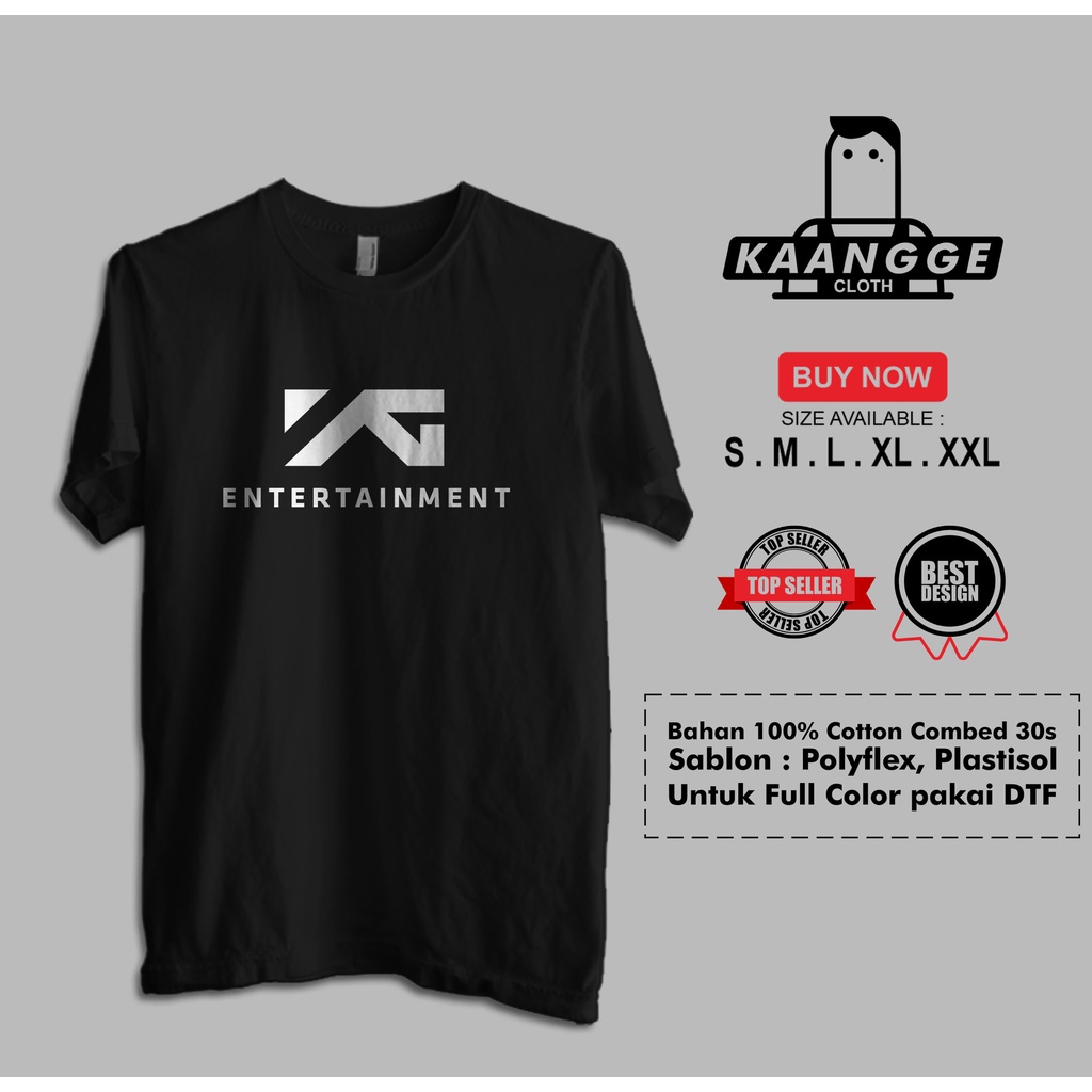 Kaos YG Entertainment Logo Baju Perusahaan