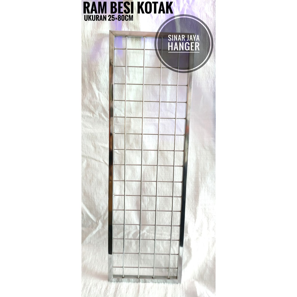 Ram Bingkai Chrome Ukuran 25X80CM