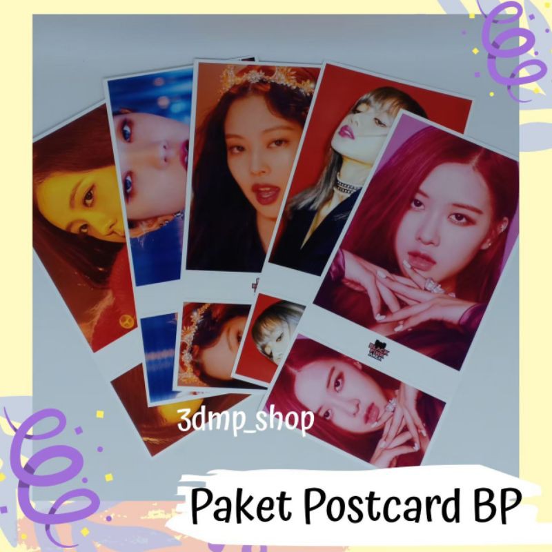 Paket Postcard Stiker Blackpink Kill This Love