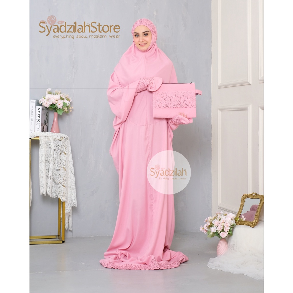 SYADZILAH - Mukena Terusan Dewasa Khadijah Katun Premium