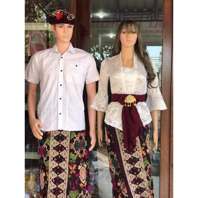 Jual Set Baju Adat Bali Lengkap Untuk Pria Dan Wanita Indonesia Shopee