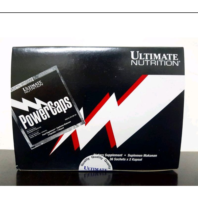 Powercaps Ultimate Nutrition 36 sachets