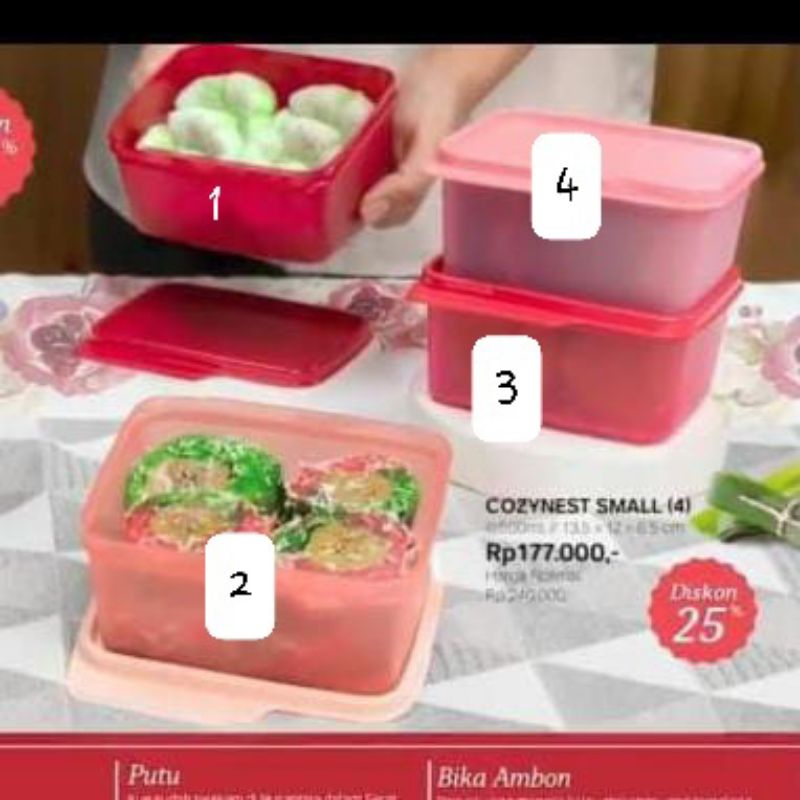 Cozynest promo agustus 2022 tupperware