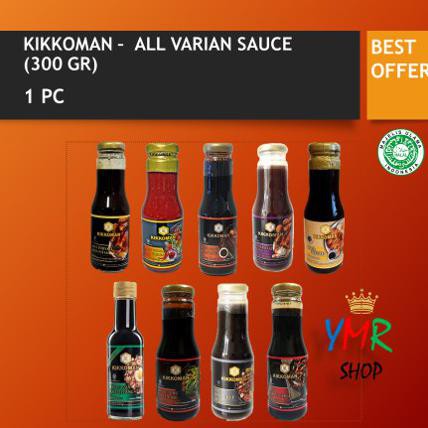 

Pasti Ready Kikkoman Sauce / Saus Kikkoman All Varian 300Ml