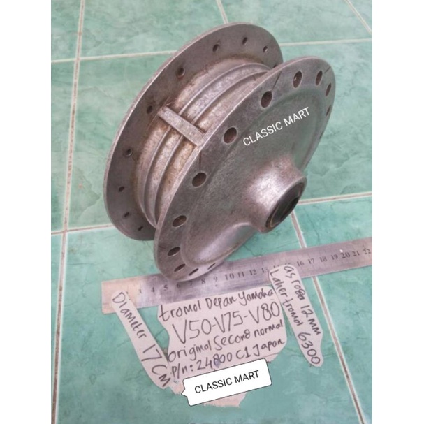 TROMOL DEPAN YAMAHA V75 V80 ORIGINAL