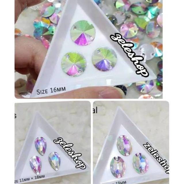 DIAMOND JAHIT ISI 50 PCS / HIASAN GAUN