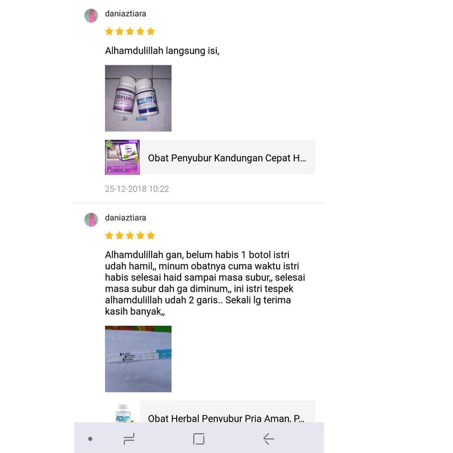 Trend Kekinian - OBAT MANDUL OVUMA- Untuk Kesuburan Pria & Wanita Agar Cepat Hamil, Penyubur Kandung