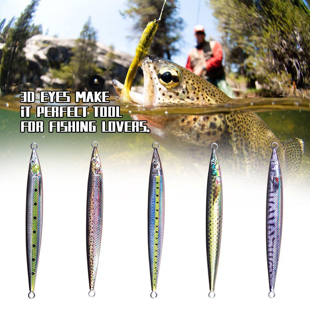 Preva Metal Fishing Lure Kait Ganda Panas Warna-Warni 80G Lead Casting