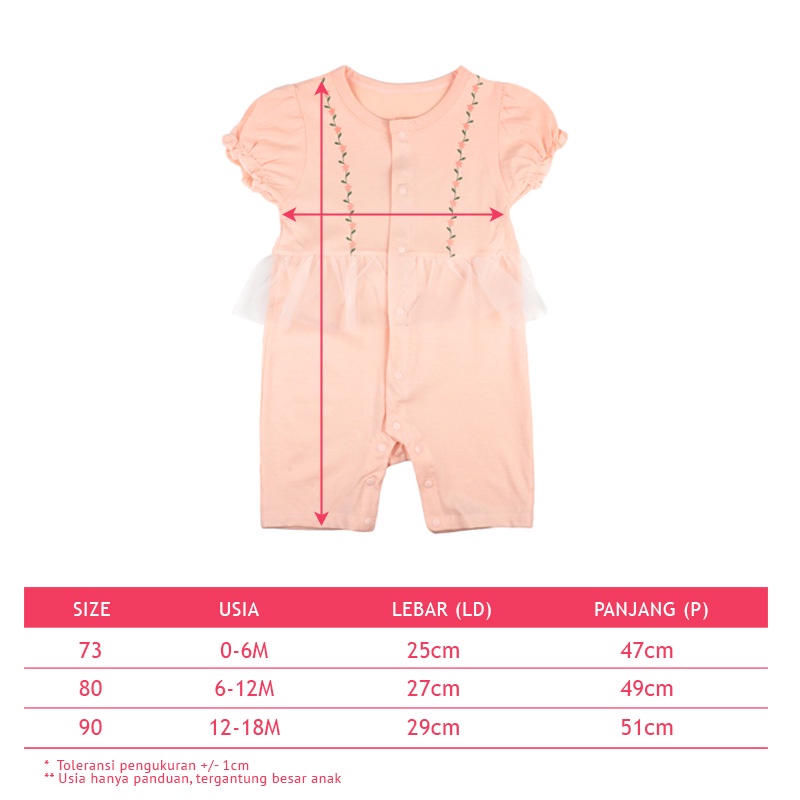 Jumper Bunga JP02 - Baju Bayi