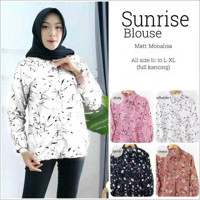 Sunrise blouse (kemeja monalisa)