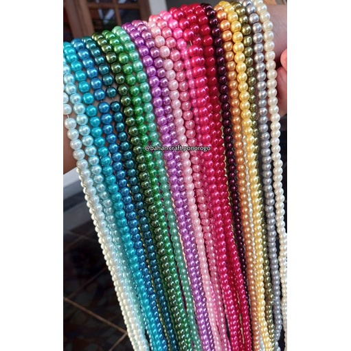MUTSIN  6MM/ Mutiara Sintetis 6mm / mute berat 6mm