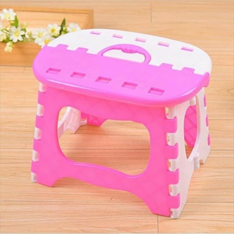 [✅COD] Kursi lipat anak portable bangku lantai mini kecil motif karakter kartun lucu dingklik duduk