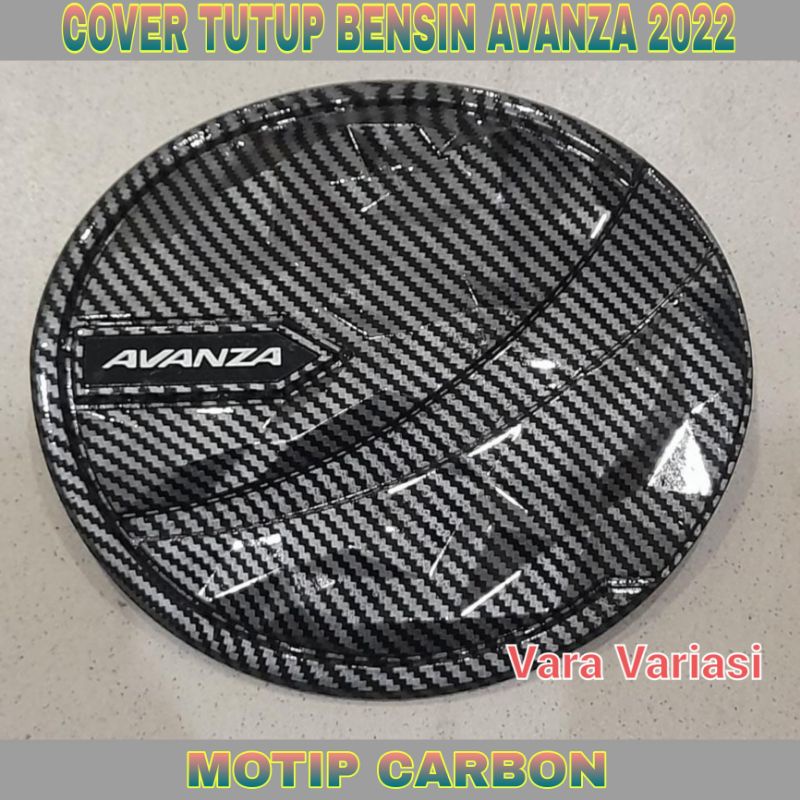 TANK COVER AVANZA 2022 / COVER TUTUP BENSIN AVANZA 2022 CARBON