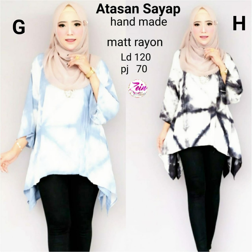 Blus sayap new sibori tiedye