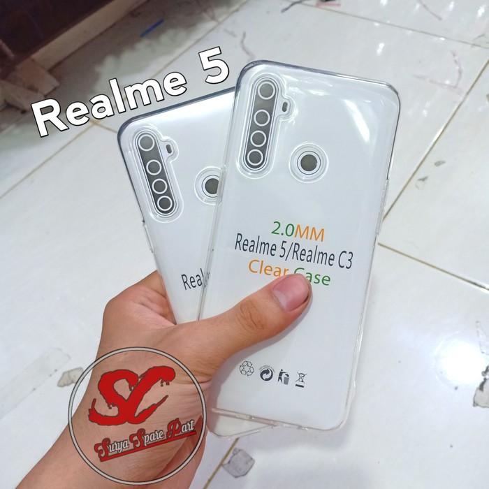 Case Realme 5i - Case Clear Hd Premium  Realme 5i 5 Realme 5s - SC