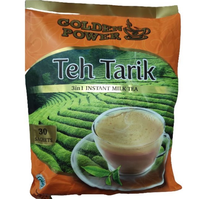 

Golden Power Teh Tarik 3in1 instant milk tea