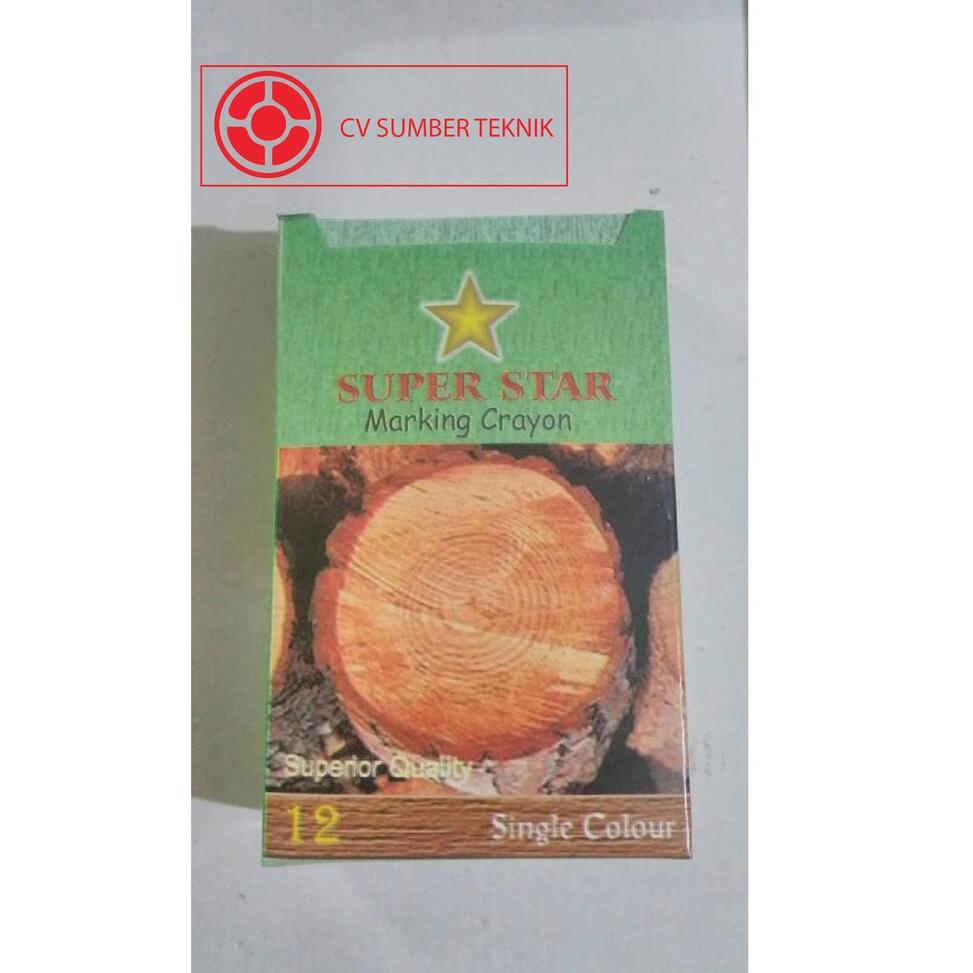 

[KODE ZY7J7] SUPERSTAR Marking Crayon Kapur Lilin Kayu
