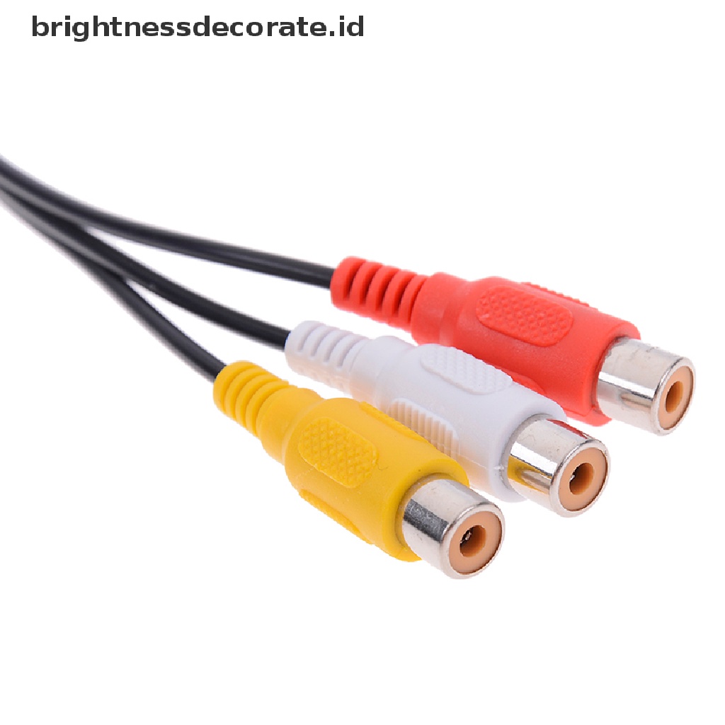 Kabel adapter Konverter audio usb male Ke 3 rca female