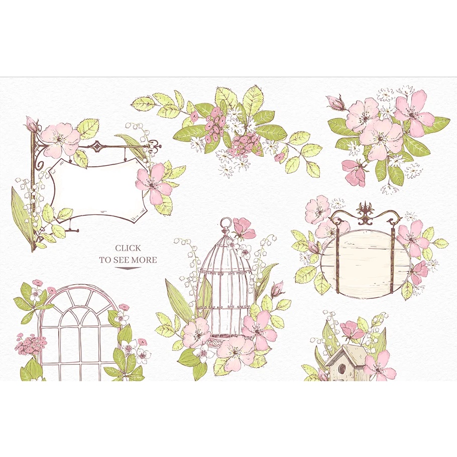 Secret Garden Graphic Kit