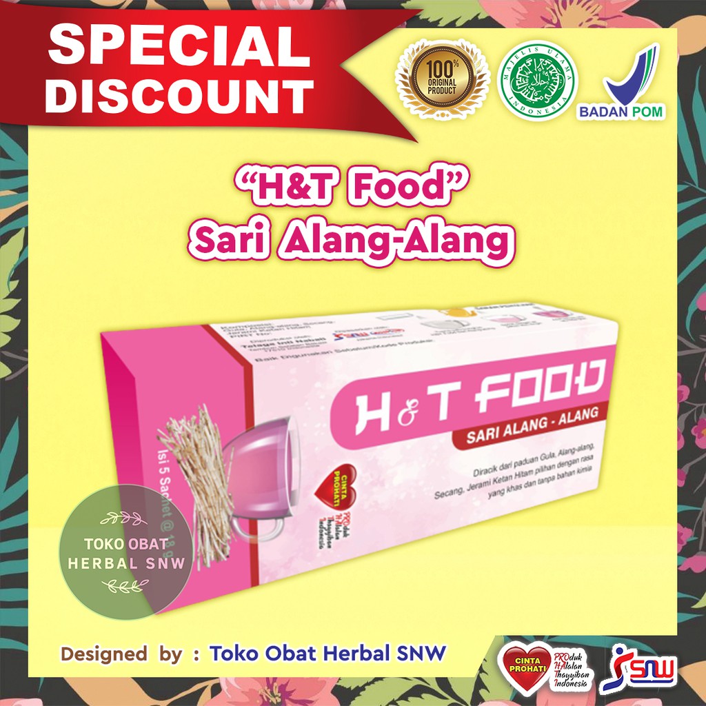 

Sari Alang-alang H&T FOOD @5sachet | Meredakan Bengkak Radang, Menghentikan Pendarahan