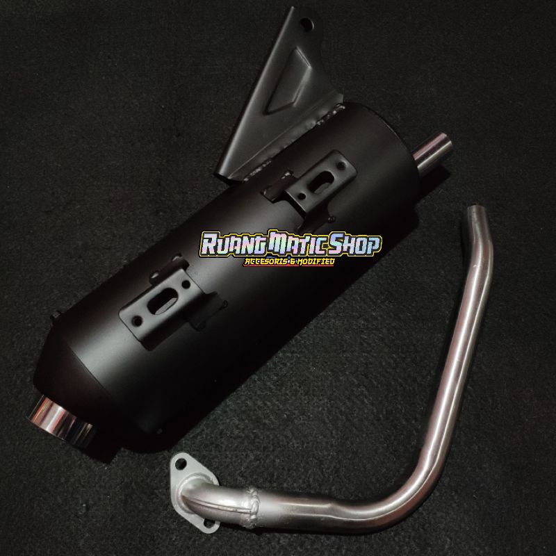 KNALPOT COPY CMS BY ZRC EXHAUST SYSTEM FOR HONDA GENIO, BEAT 2020/DELUXE, NEW SCOOPY 2021