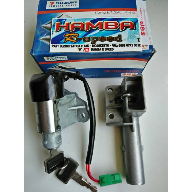 Kunci kontak jok set satria 2tak lumba kotak original