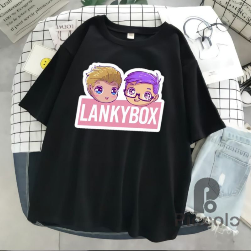 Best Seller Kaos Anak Dewasa Lanky Box Adam Justin Youtuber Terbaru