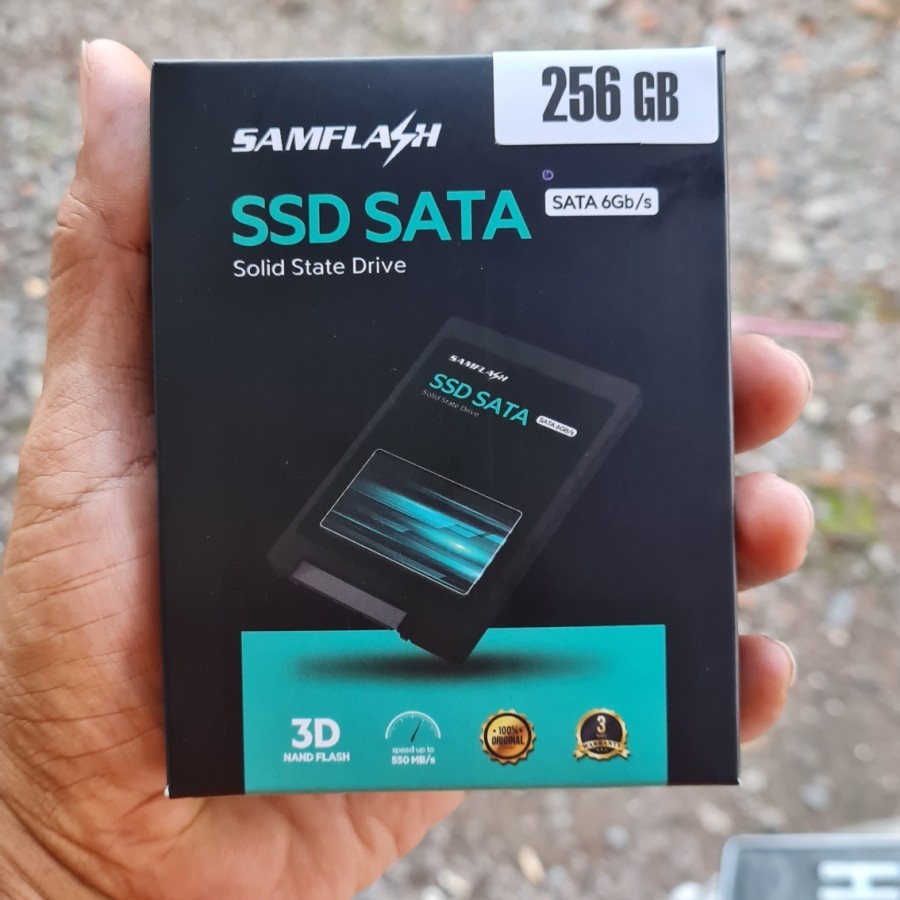 SSD 512GB 256Gb 128Gb Samflash 2,5&quot; SATA III Garansi resmi 3 Tahun