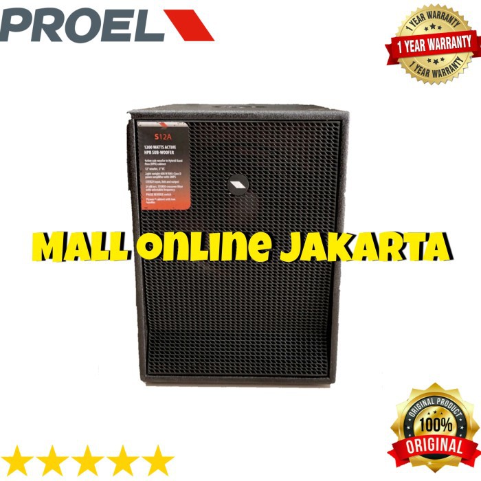 Subwoofer aktif 12 inch proel s12a speaker sub woofer s 12a aktiv