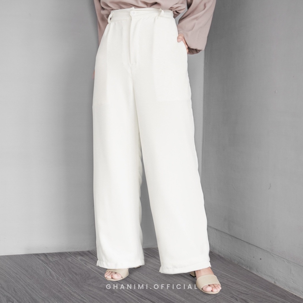 Ghanimi - Arula Pants / Celana Kulot Highwaist