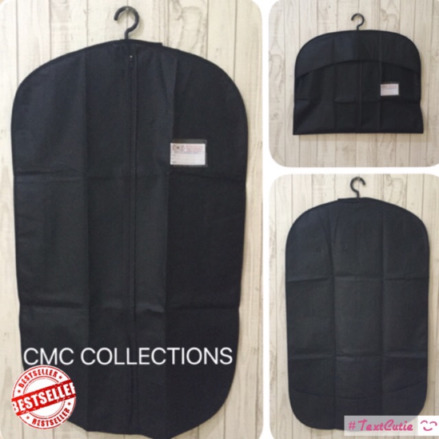 Sarung jas pria / cover jas pria / suit cover / cover gantungan baju jas / pelindung baju jas