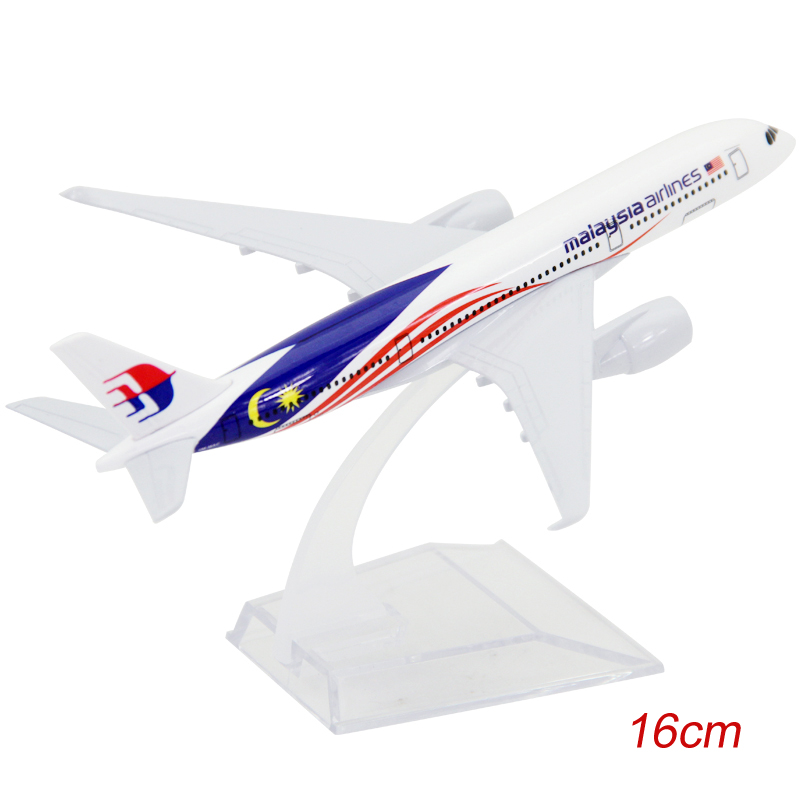 Miniatur Diecast Pesawat Terbang Malaysia Airlines A350-900 Bahan Metal Alloy Ukuran 16CM / 20CM Untuk Koleksi