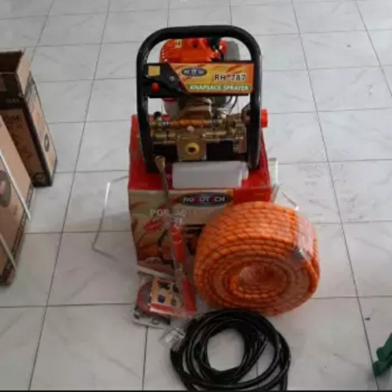 Mesin Portable Sprayer 4tak + Selang 50meter