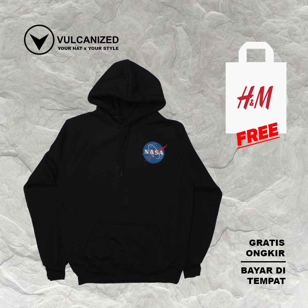 HOODIE H&amp;M NASA WORLD BLACK