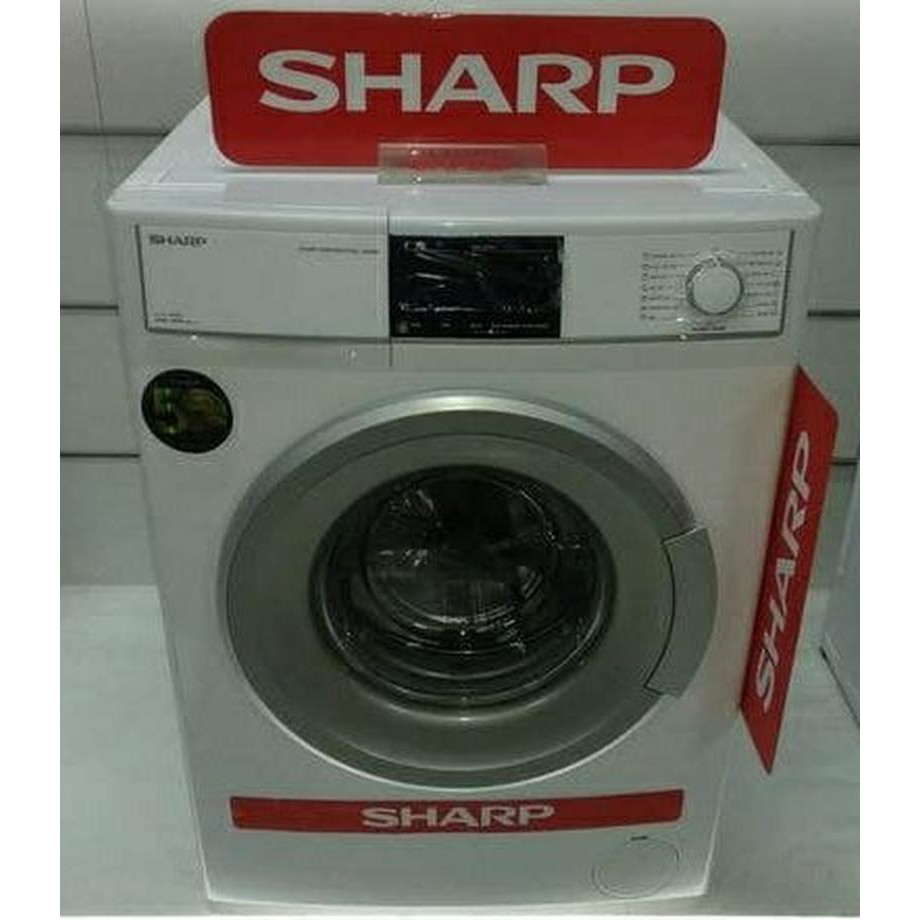MESIN CUCI SHARP ES-FL1082BG FRONT LOADING KAPASITAS 8 KG NEW